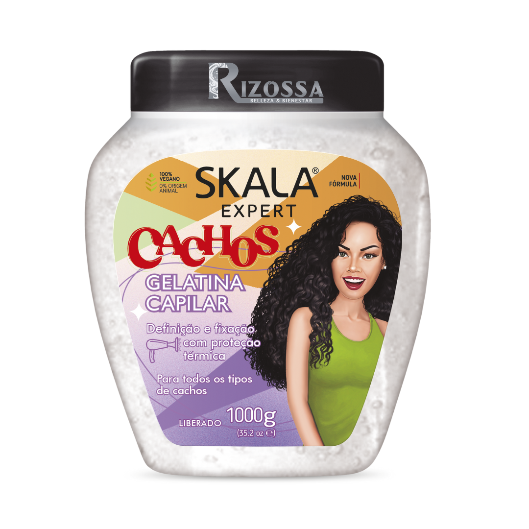 Gelatina capilar cachos