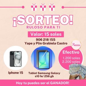 DINAMICA ANIVERSARIO RIZOSSA 2 X 20 SOLES